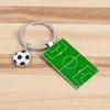 Portachiavi Creativo Campo da Calcio Metallo Ciondoli Calcio Basket Regali Souvenir Sportivi per Tifosi di Squadra Accessorio Portachiavi da Uomo per Auto