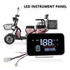 Minho 48V-72V Display Control Panel Digital Speedometer for Electric Scooter Bicycle E-Bike,Square Instrument