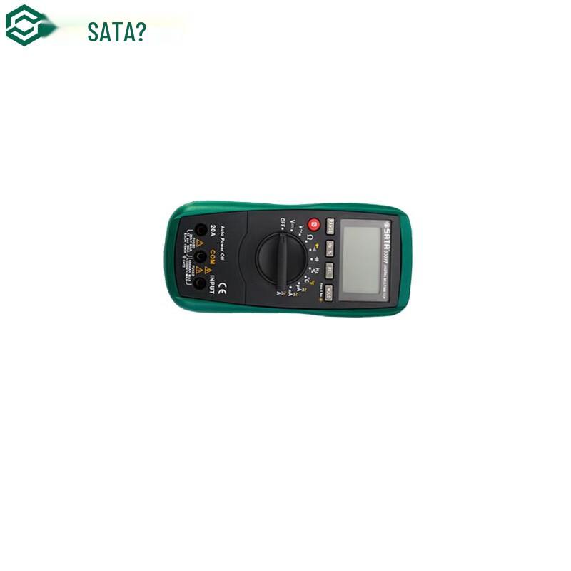 SATA 03017 Digital Multimeter with Temperature Measurement