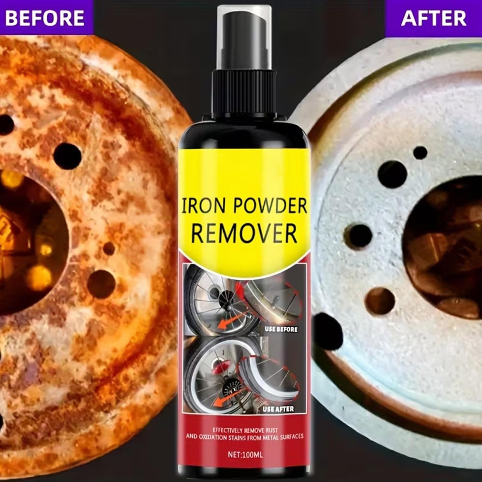 100ml Rust Remover Revitalizing Spray for Car Wheels  Metal Surfaces Strong Decontamination Rust Remover Spray  Stain Cleaner 100ml