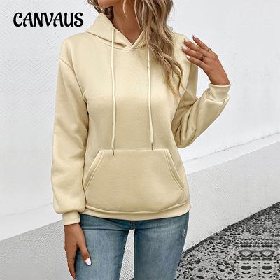 Autumn and Winter Women's Sweatshirt Pocket Hoodie Casual Hooded Pullover Sweatshirt Long Sleeve Top