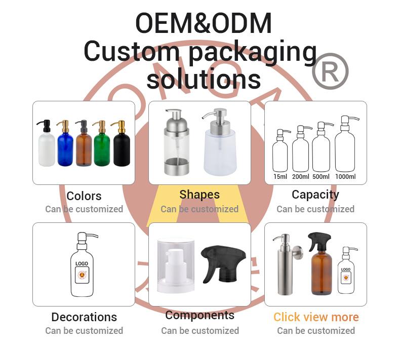 Kitchen Accessories Replacement Soap Pump Bamboo Stainless Hand Liquid Soap Dispenser Bottle Pump Head for Soap Dispenser