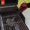 Wire Brush Spatula Long Handle Stainless Steel Brush For Wash Grill Oven Mesh