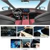 Smart LED Car Lights Interior with USB Port  LED Strip Fiber Optic Ambient Lighting Car, Wireless App Control Sync to Music