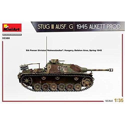 Miniart 1/35 scale German Sturmgesch?tz III Ausf. G, 1945, Alkett Plastic Model Kit MA35388