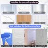 16-Pack Shower Caddy Adhesive Replacement, Transparent Adhesive Hooks Stickers, Strong Hook Strip for Shower Caddy Basket Shelf, Soap Holder,