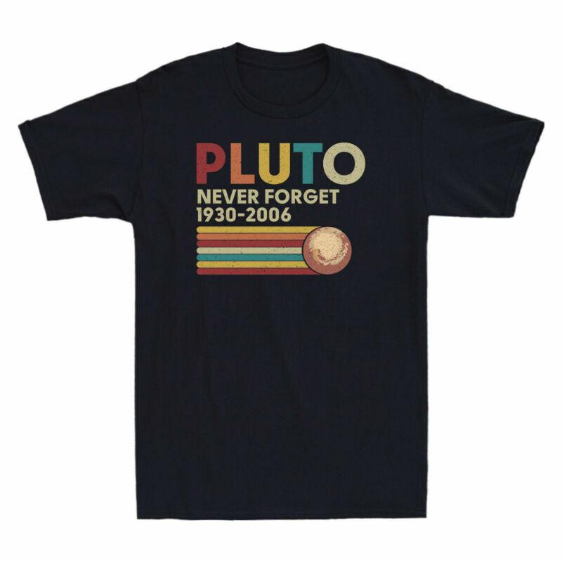 2006 Vintage 1930 Tshirt Planet Pluto Colorful Unisexs Never Earth Science Forget S