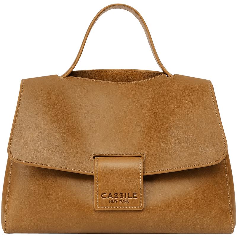 Большая сумка-тоут CASSILE из растительно-дубленой кожи