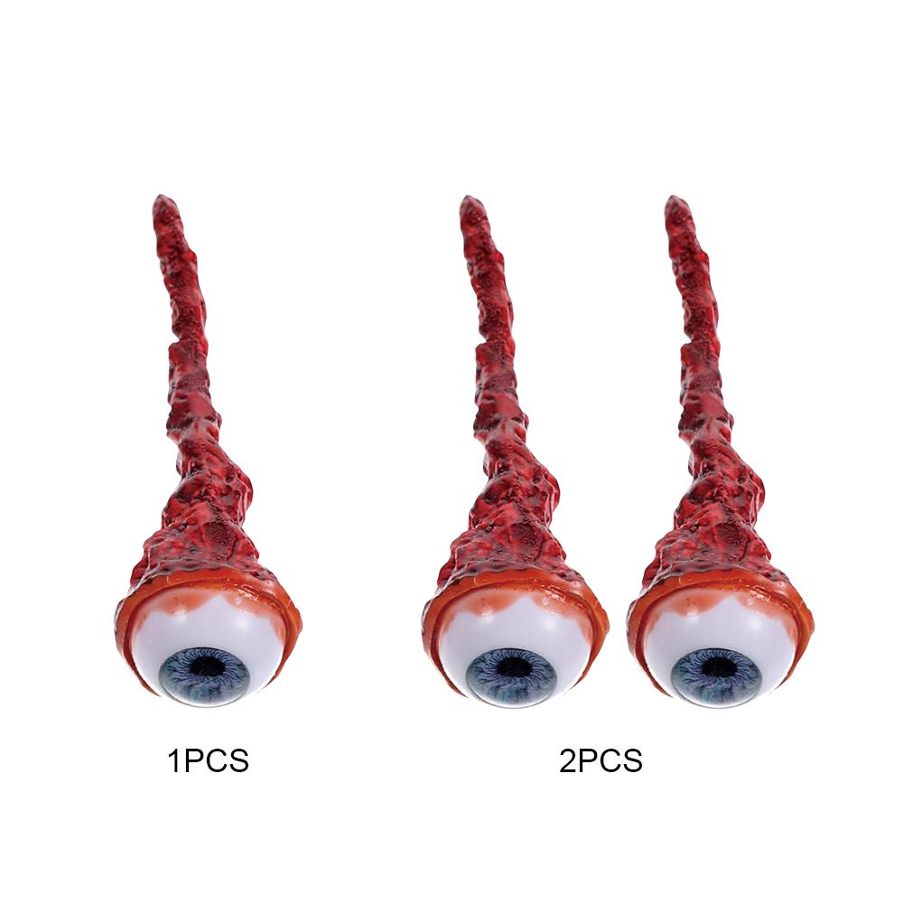 Realistic Ripped Out Eyes Movie Eyeballs Prop Halloween Latex Fake Eyeballs for Halloween Party Decorations