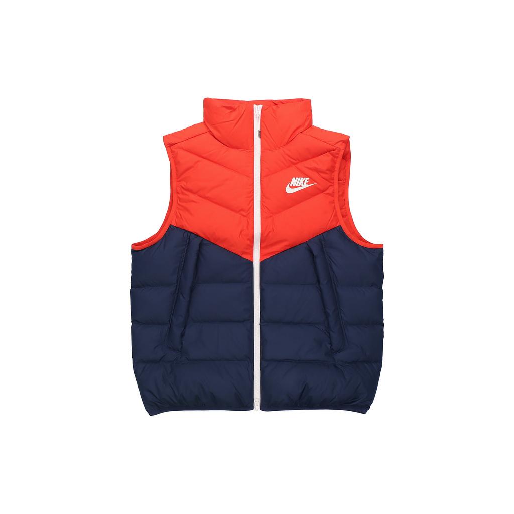 Nike NSW Down Fill Color Block Warm Casual Sports Vest Men Vests Crimson CV8975-673
