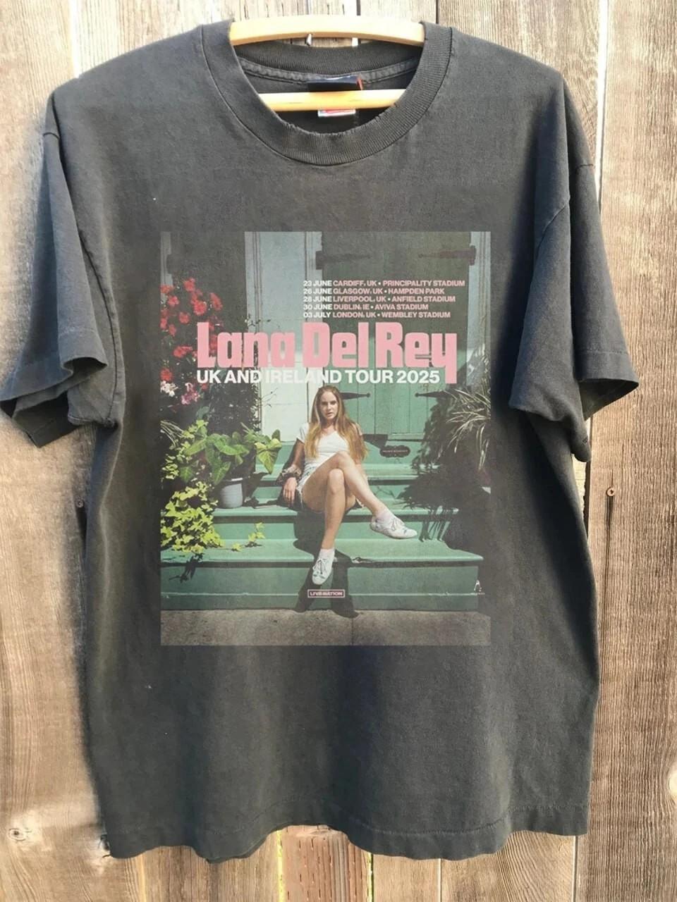 Lana Del Rey UK And Ireland Stadium Tour 2026 Unisex T-Shirt Men Women S-5XL XXXXL