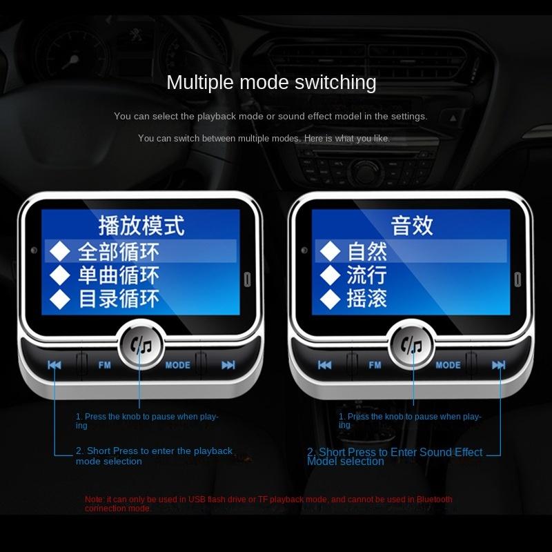 FM Transmitter Bluetooth Car MP3 Music EQ Player Support Folder Play Wirless Handsfree  Kit with 1.8'' LCD Screen
