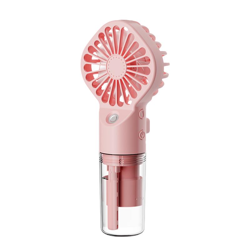 Portable Fan Mini Handheld Mist Fan USB Rechargeable Portable Humidifier Fans for Travel Outdoor Mini Small Water Spray Cooler
