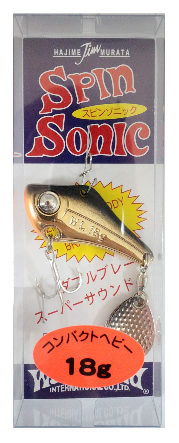 

Water Land Spin Sonic Lure, 18g, Black/Gold
