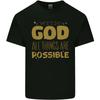 Possible With God Christian Christianity Jesus Mens Light Cotton T-Shirt