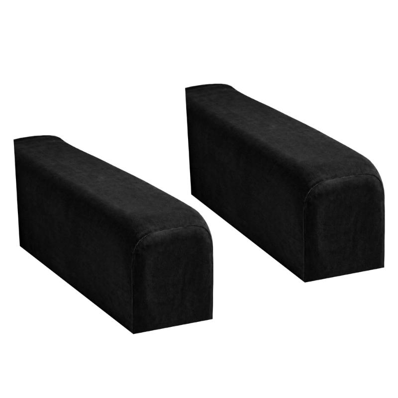 2PCS Elastic Armrest Covers For Sofas Couch Nonslip Design Fit Most Furniture Sofa Arm Slipcovers Arm Chair Protectors