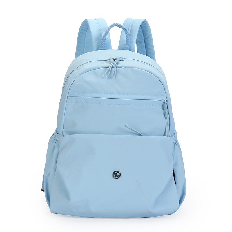 Macaron Color Backpack - Solid Candy Hues for Students