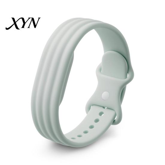 Durable Silicone Watch Band for Google Fitbit Air, Fitness Tracker Replacement Strap, Breathable Sports Strap Sweat Resistant Adjustable Sport