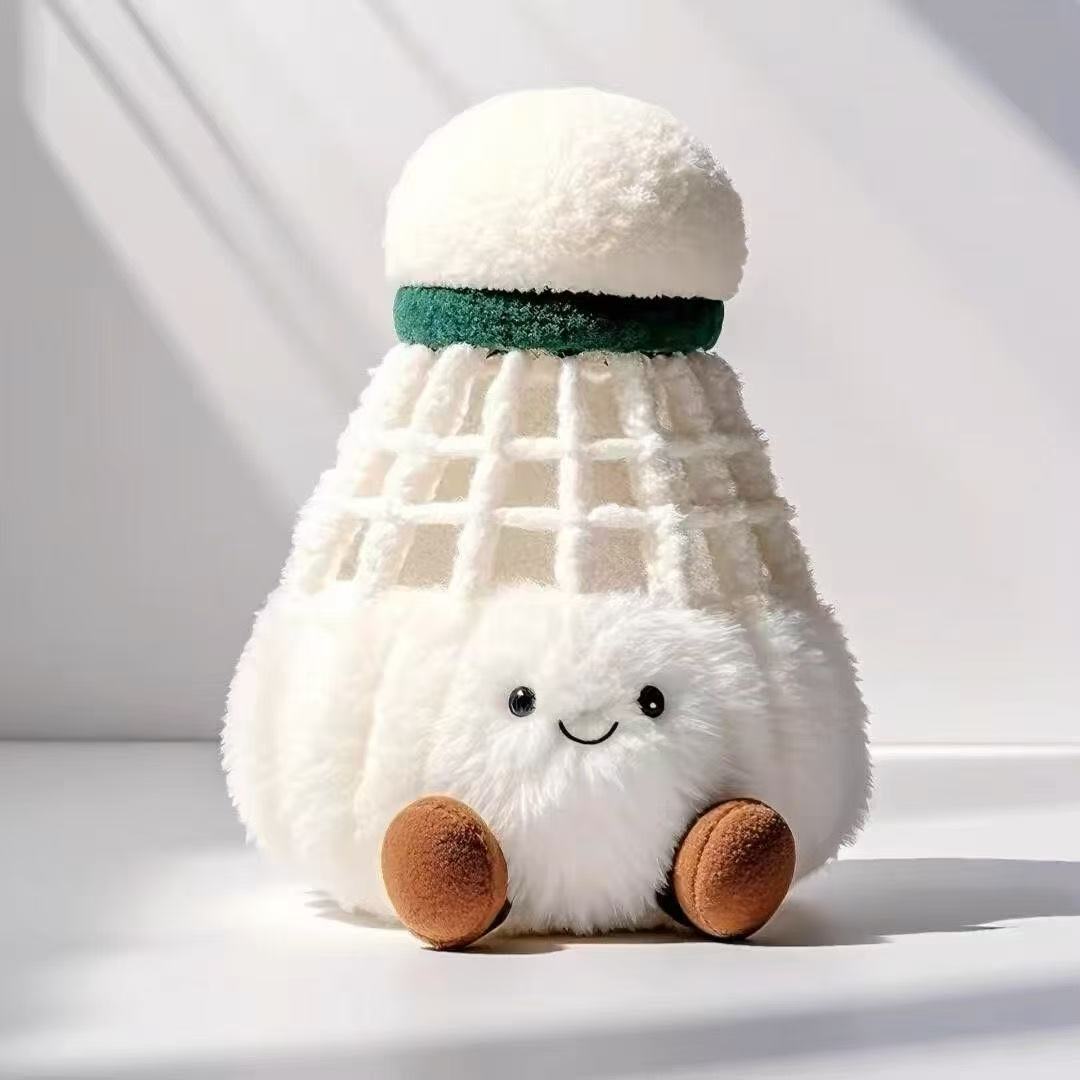 

Badminton Plush Pendant Cute Key Chain Cute Badminton Plush Toy Pendant Doll Friend Gift One Size
