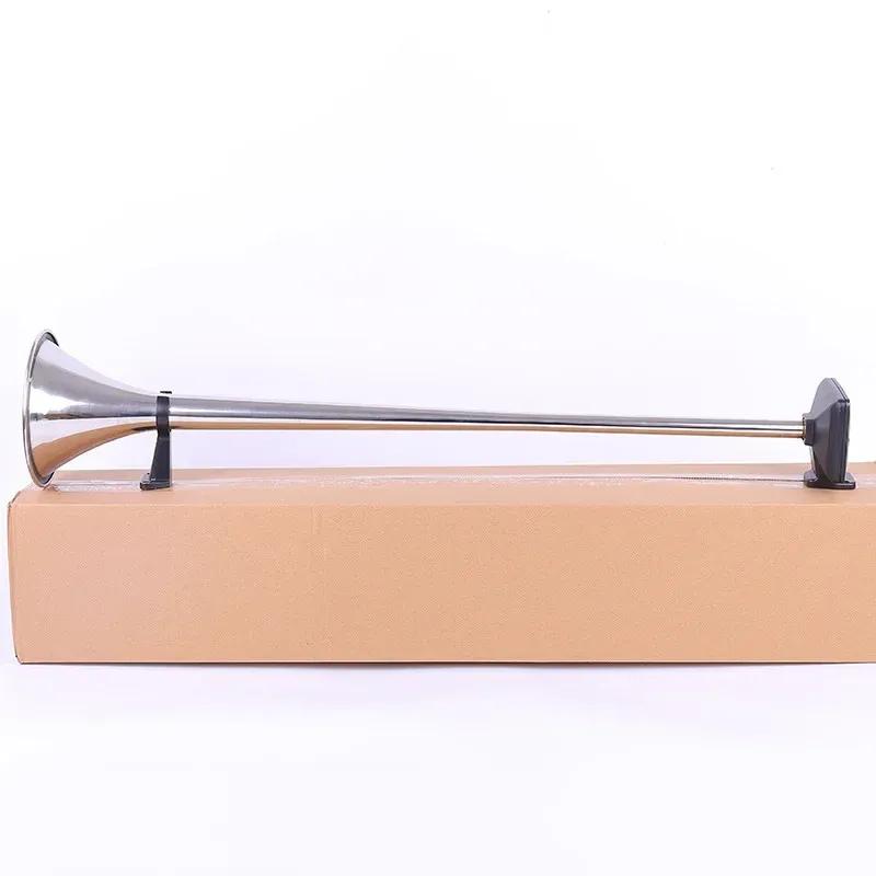Useful 1M Stainless Steel Electric Air Horn 12V 24V, Super Loud Horn for Truck Car Modification