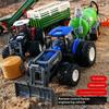 1/24 Remote Control Tractor Toy Rc Farm Tractor Alloy Body Simulation Agricultural Vehicle For Kids Outdoor Play Collection