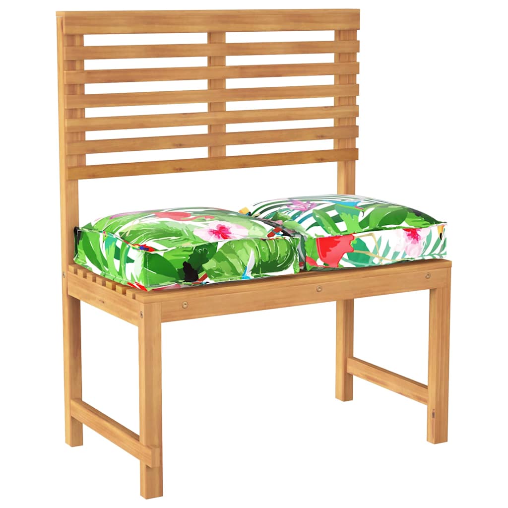Floral Cushions 2 pcs Multicolored 40 x 40 x 8 cm Oxford Fabric