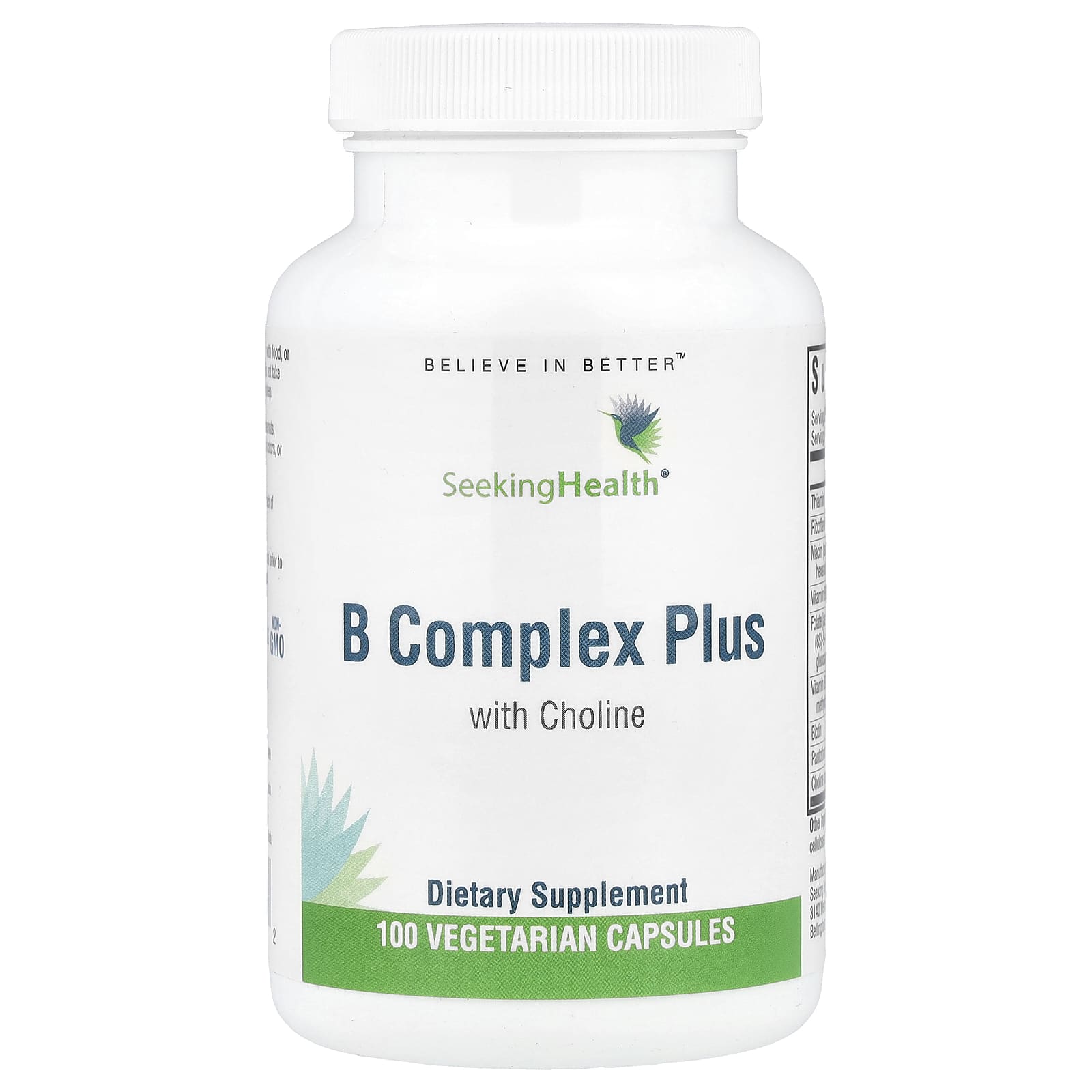

B Complex Plus, 100 Veggie Capsules