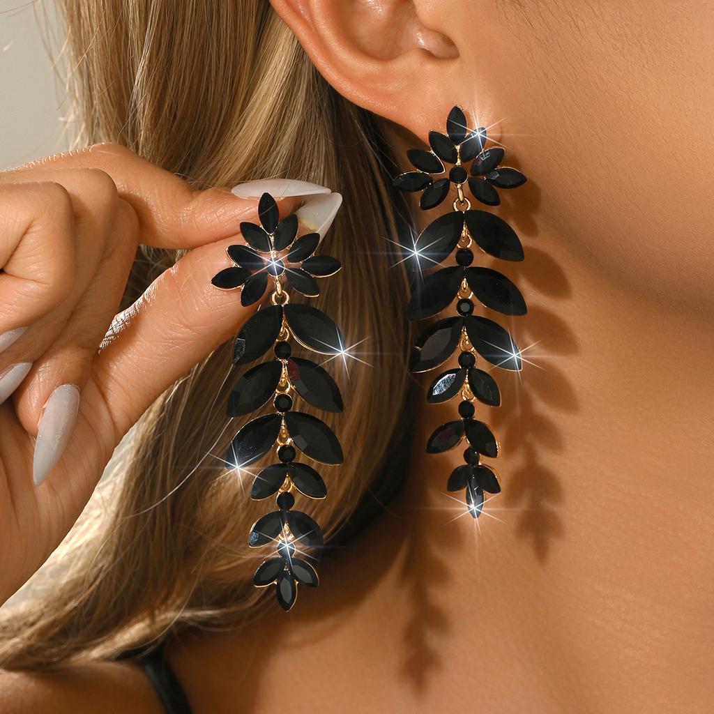 Simple French Delicate and Gentle Wheat Ear Flower Shaped Earrings and Earrings