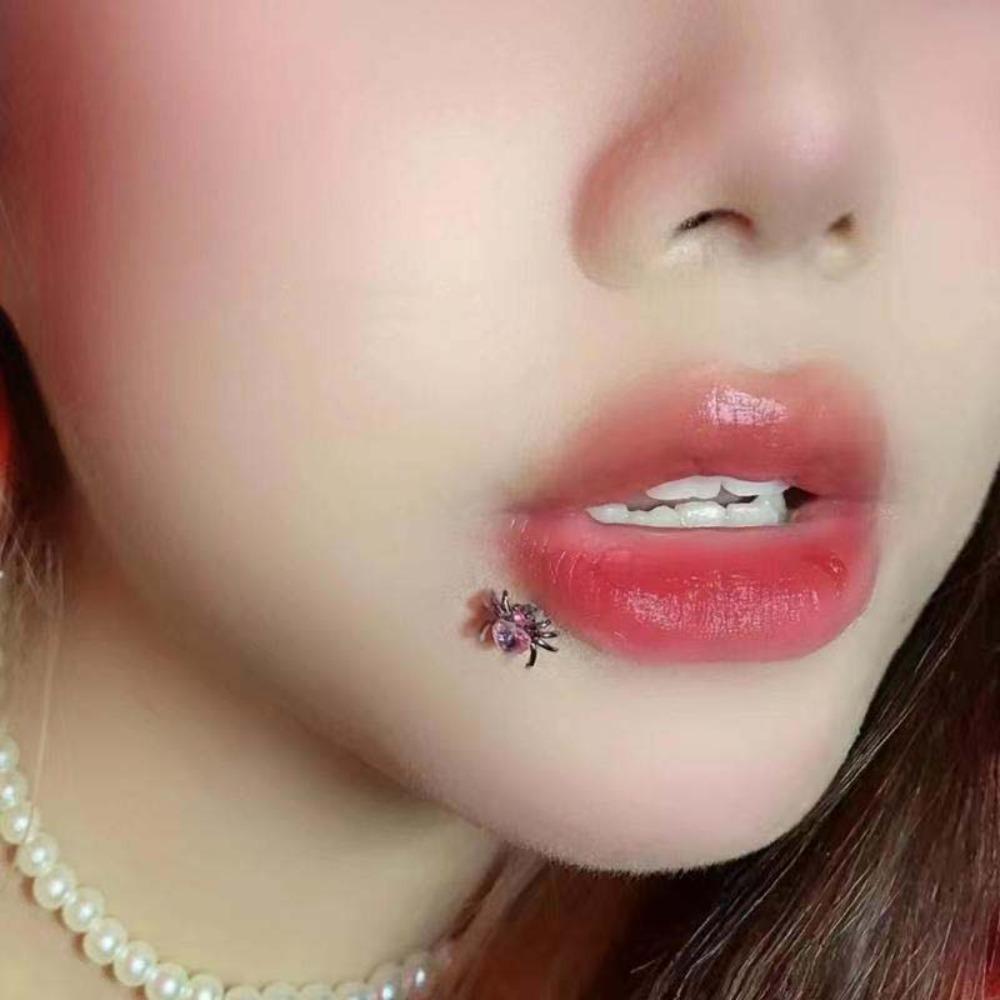 

Ins Style Spider Birthday Gift Copper Ear Studs Piercing Earring Stud Earrings Women Earrings
