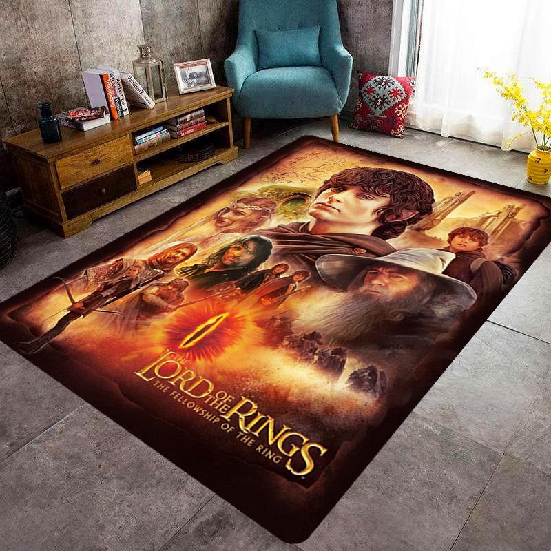 Middle-earth's Epic Saga carpet Living room and bedroom mats Suitable for all seasons Bathroom mat Art Protective pad