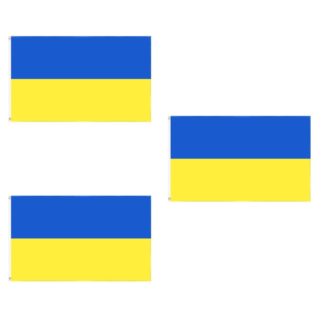 Stunning Blue Yellow 3x5 Ft Ukraine Flag For House Decoration