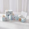 Mediterranean style mini beach chair decoration, children's room ocean style desktop small box decoration, shooting props