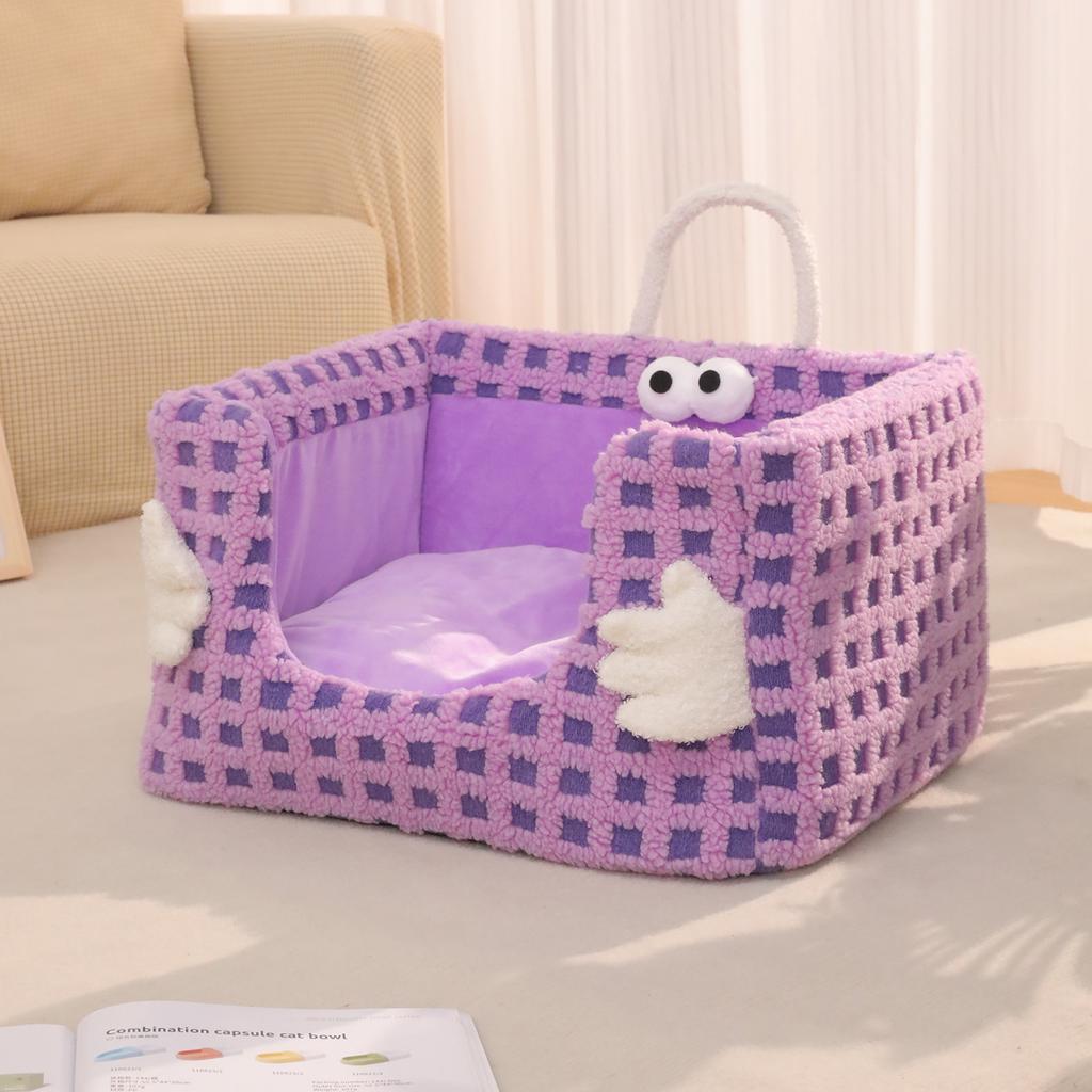 Kennel Removable and Washable Four-season Pet Nest Autumn and Winter New Tiwege Sponge Nest Cat Nest