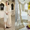 Heavy Pure Fox Georgette With Heavy Embroidered Very Beautiful Design And Sequence Work High Quality Material |Semi Stitched