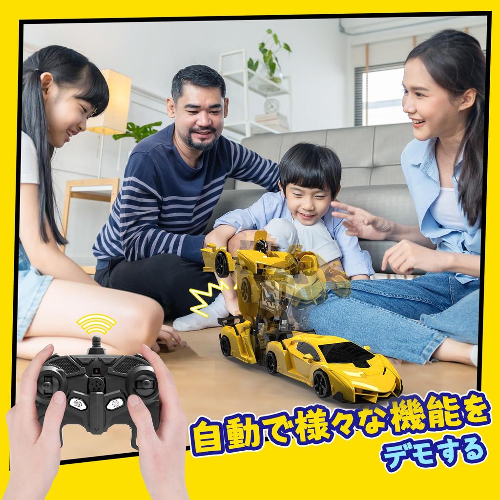 Carro de Acrobacias Transformável que se Transforma em um Carro de Controle Remoto com USB de Demonstração Perfeito Presente para Ensino Fundamental Novo Ensino Médio Certificado