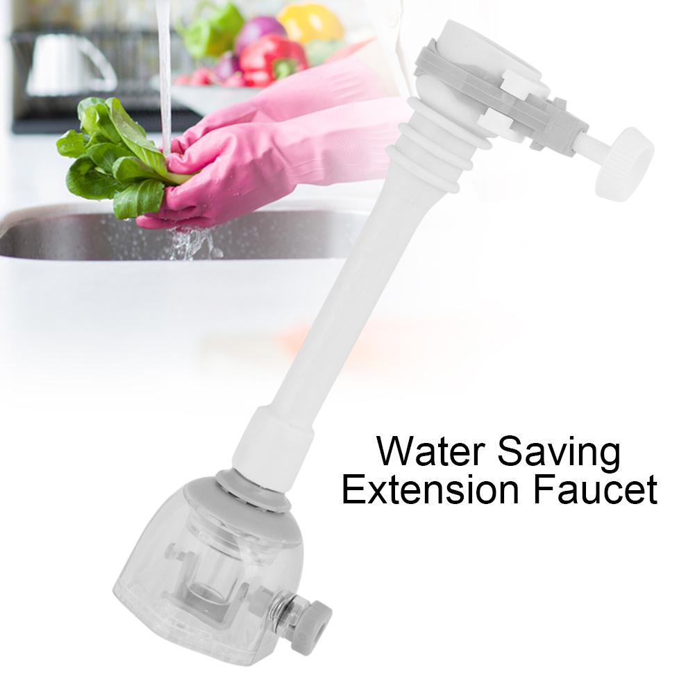 Movable Water Saving Extension Faucet proof Kitchen Valve Spray Gray 18cm