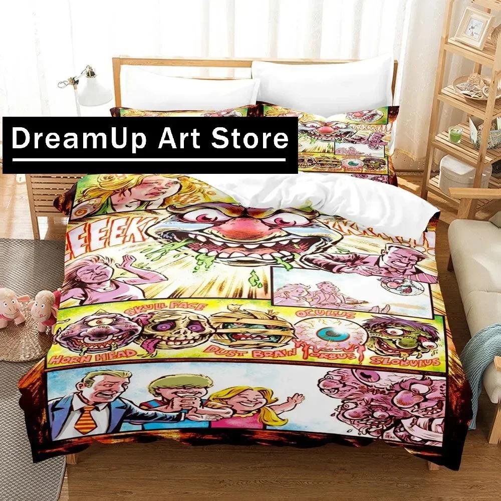 3D-Druck Mode Cartoon Mülleimer Kinder Bettwäsche Set Jungen Mädchen Twin Queen Full Size Bettbezug Kissenbezug Bett Schlafzimmer Erwachsene