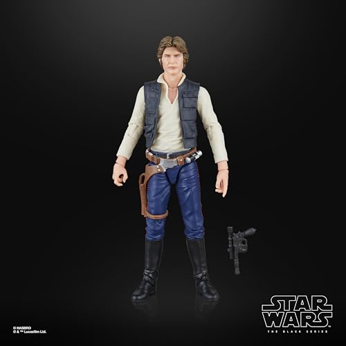 Hasbro Звездные войны Серия Черная Хан Соло, Звездные войны: Премиальная коллекционная фигурка «Новая надежда» 15 см G1561 Аутентичная