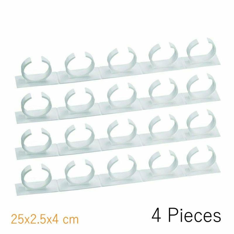 2/4 Pcs Wall Mount Home Kitchen Storage Rack Ingredient Spice Plastic Clip Rack Organizer Accessories Jars Spice Holder Tools
