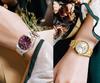 Orologio da polso da donna CURREN 9095 Impermeabile con numeri romani, calendario al quarzo