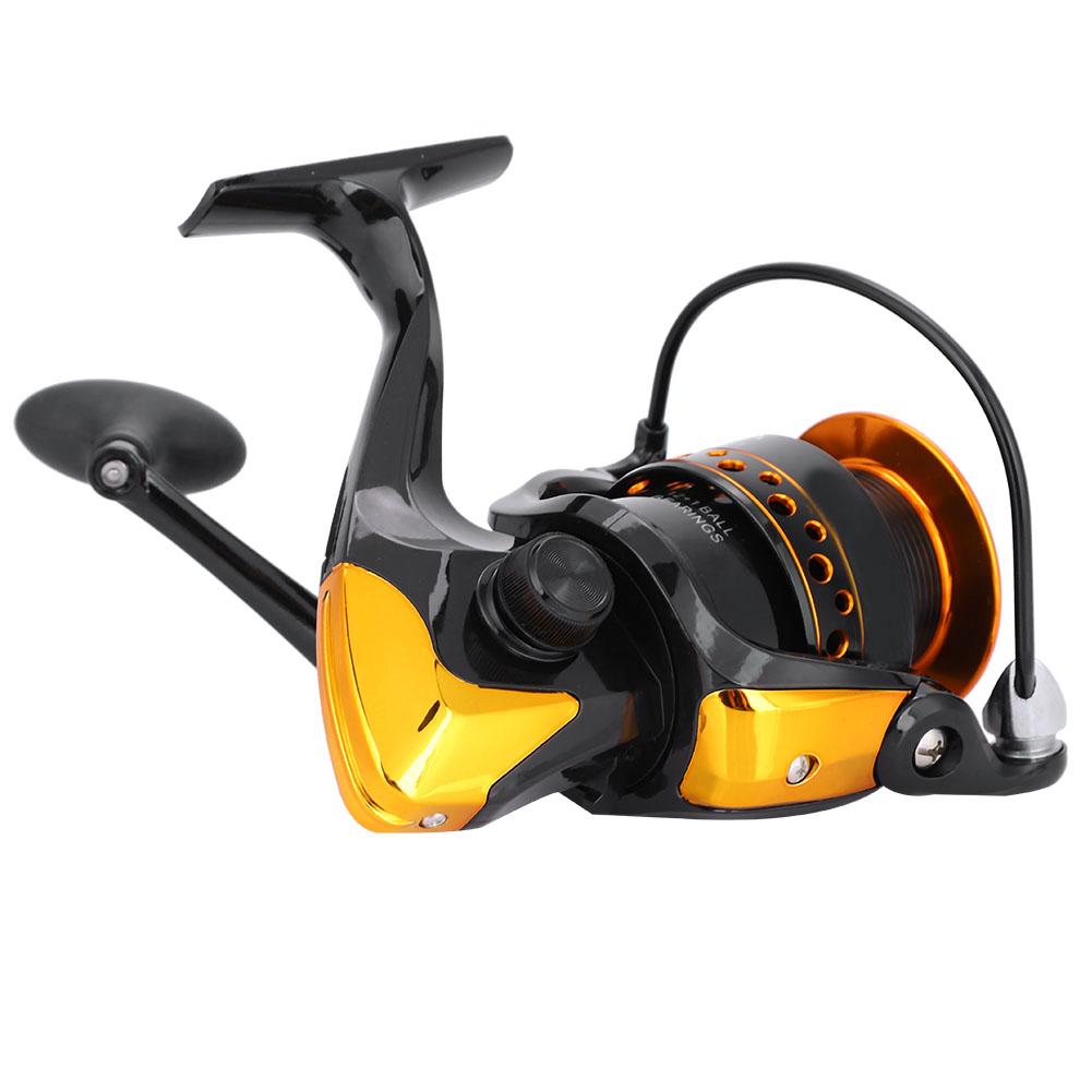 12+1BB Fishing Reel Foldable Arm Rocker Rear Drag Spool Fish Spinning Wheels AD8000