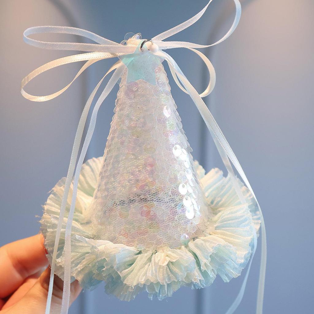 Fermacapelli Dolce Principessa per Compleanno per Bambine Piccole – Accessorio Cappellino Tridimensionale per Bambine
