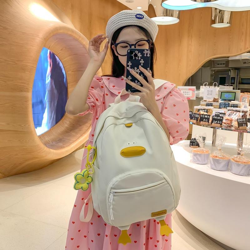 Schoolbag High School College Girls Harajuku Style School Bag Japanese Cute Girl Student School Bag Korean Edition Fashion Casual Backpack