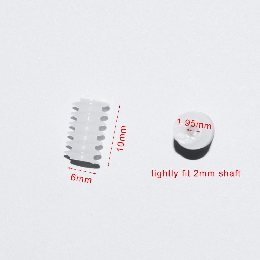 100PCS High Quality Toy Accessories DIY Worm Gear 2A Turbine Bore Worm Gear Turbine Reduction Gear