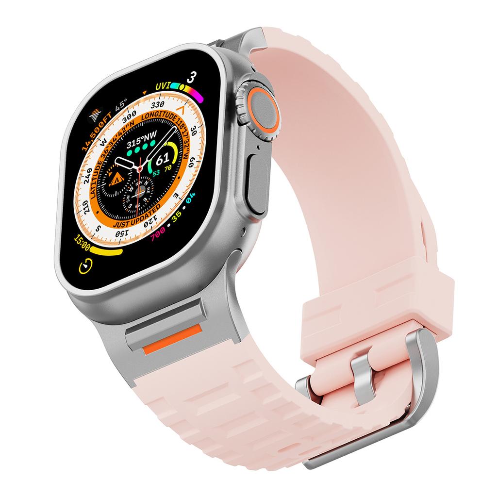 3 Style New Sport Band For Iwatch Ultra 3/2 49mm 42 44 45 46mm Silicone Strap For Apple Watch Series 11 10 9 8 7 6 SE3 Bracelet