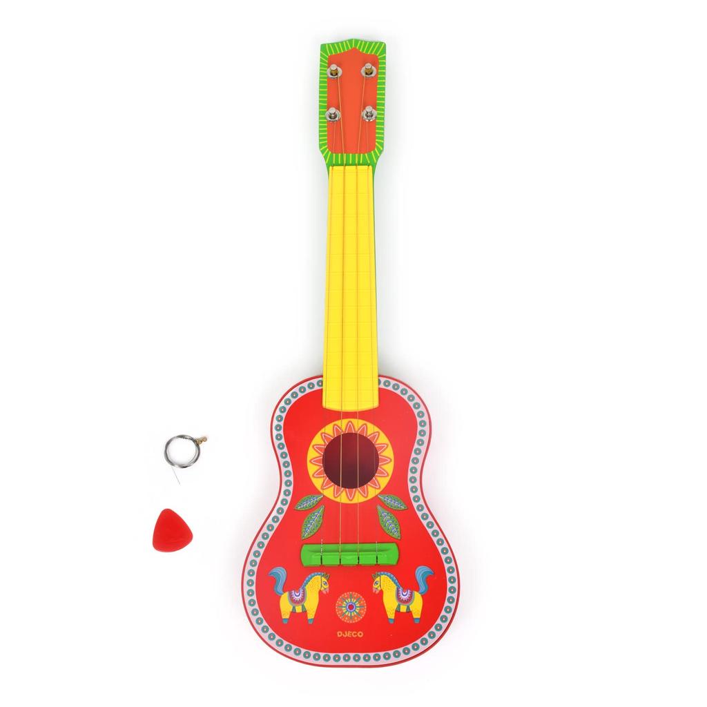 DJECO Animambo a Mini Ukulele for Perfect for Musical Learning and Educational Suitable for Ages and A Great Gift for and Babies Starting A Great Gift