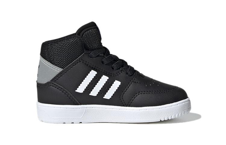 adidas Originals Drop Step 360 I Cómodas Resistentes a la Abrasión Caña Media Zapatos para Niños Pequeños Negro Blanco Infantil y para Niños Pequeños FV7551
