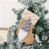 Christmas Stocking Santa Xmas Stocking Candy Bag Christmas Party Gift Bag Faceless Gnome Candy Bag
