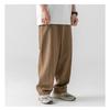 Men S Vintage Loose Fit Cotton Casual Solid Long Trousers