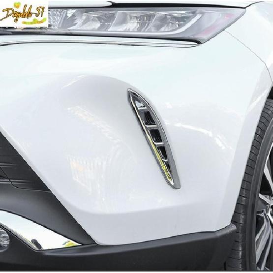 2X Chrome Car Front Air Vent Inlet Cover Trim For Toyota Venza